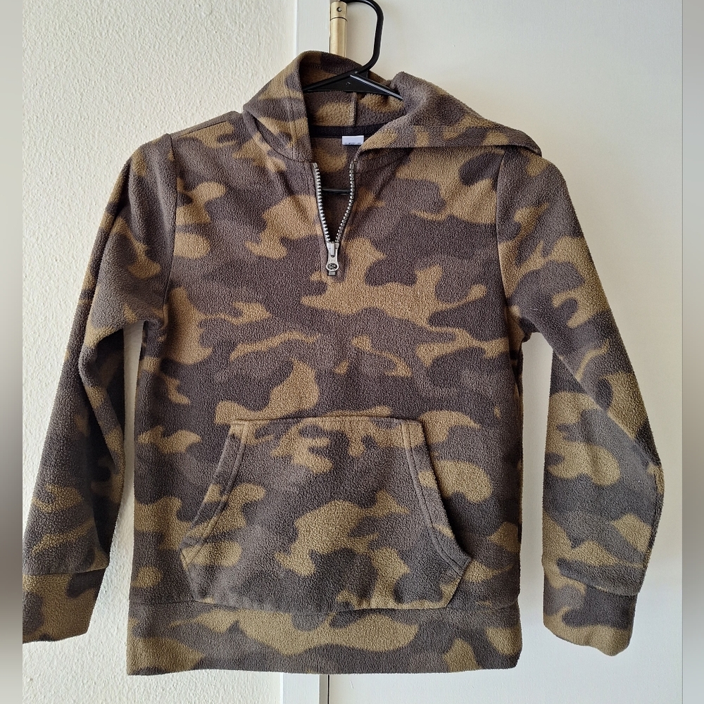 Old NAVY Half Zip hoodie Boy Size M (8)
